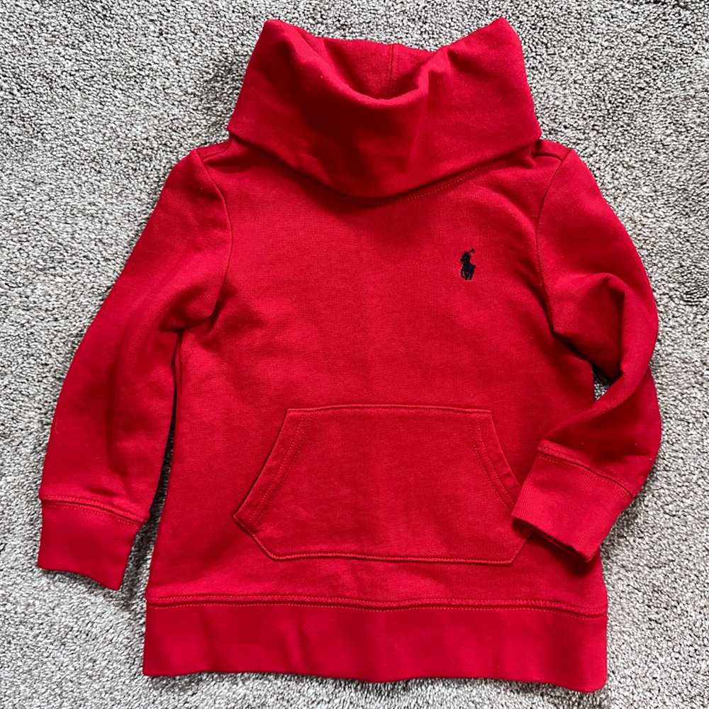 Polo by Ralph Lauren Red Turtleneck Sweatshirt